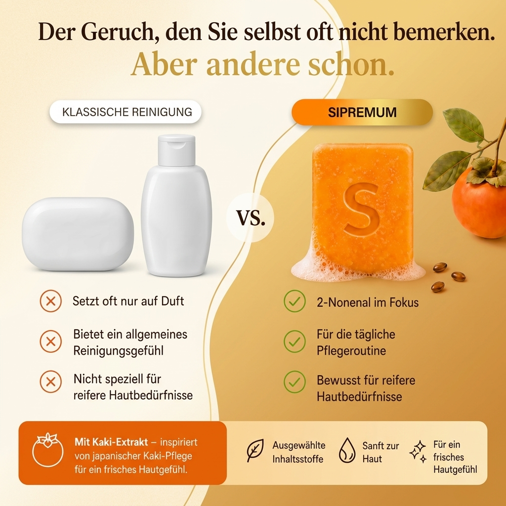 Geruchsneutralisierende Kaki-Seife aus Japan